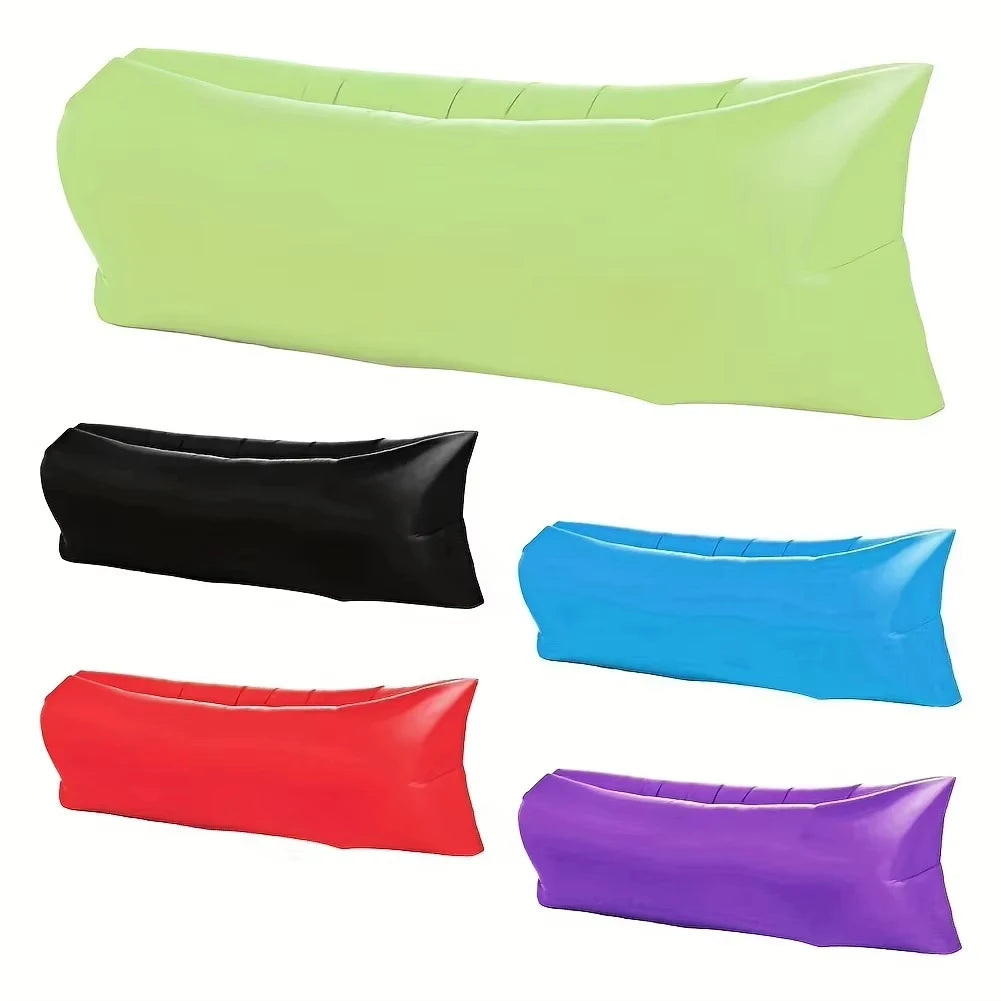 Canapé gonflable DIZETION, sac de couchage portable pour camping, festival de musique, inclinable