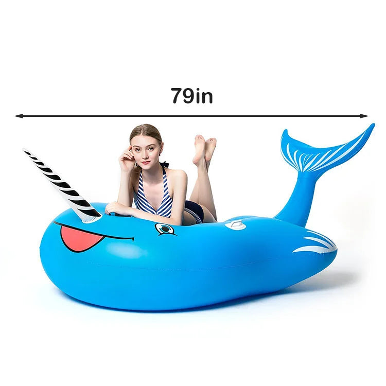 Bouée de natation gonflable licorne, matelas flottant, flotteur d'eau, lit de mer, fauteuil inclinable pour adultes et enfants, jouets de fête à la piscine