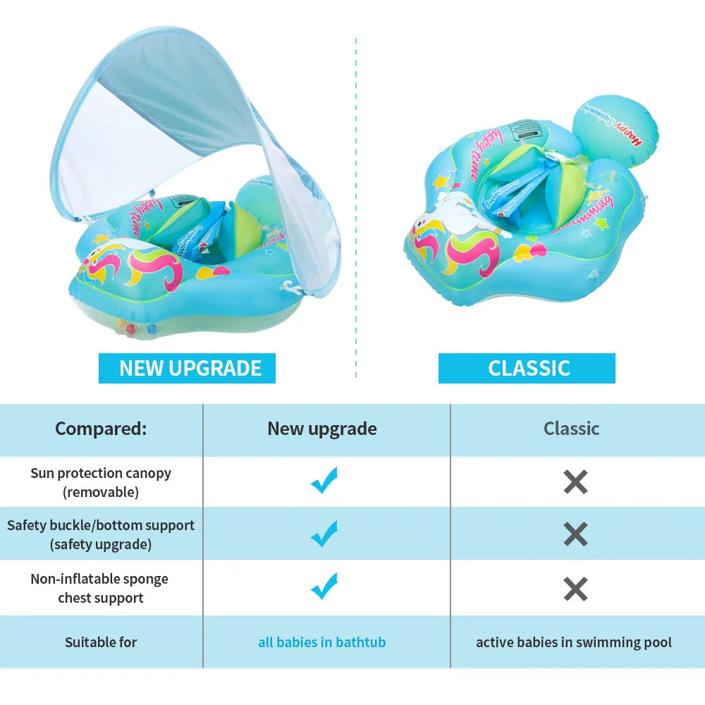 Bouée de natation gonflable pour bébé, anneau de natation flottant pour enfant, jouet d'été pour le bain