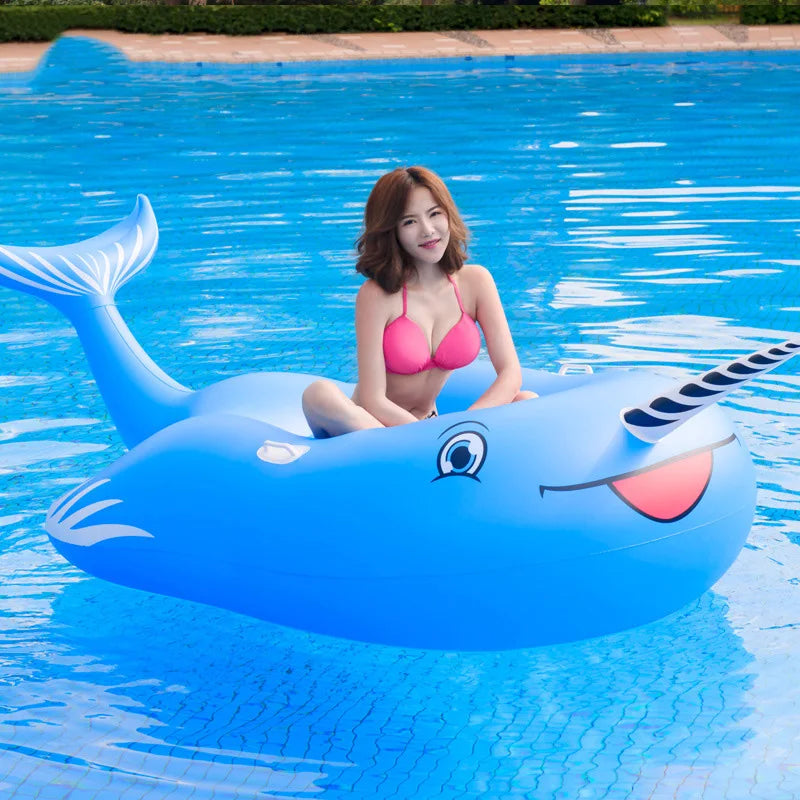 Bouée de natation gonflable licorne, matelas flottant, flotteur d'eau, lit de mer, fauteuil inclinable pour adultes et enfants, jouets de fête à la piscine