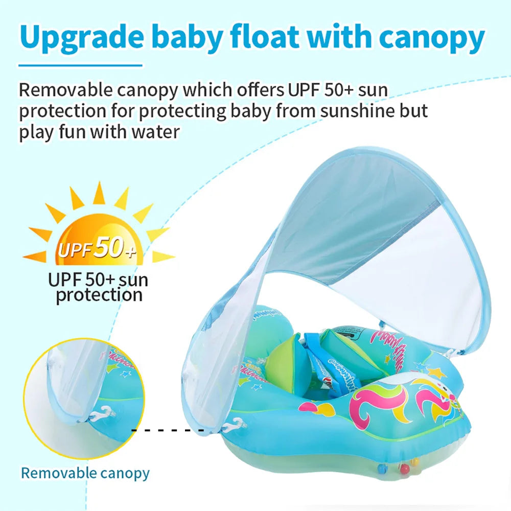 Bouée de natation gonflable pour bébé, anneau de natation flottant pour enfant, jouet d'été pour le bain