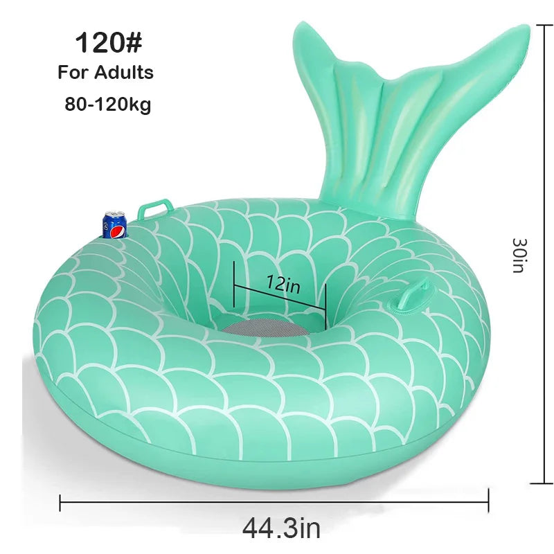 Bouée de natation gonflable licorne, matelas flottant, flotteur d'eau, lit de mer, fauteuil inclinable pour adultes et enfants, jouets de fête à la piscine