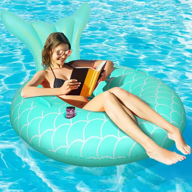 Bouée de natation gonflable licorne, matelas flottant, flotteur d'eau, lit de mer, fauteuil inclinable pour adultes et enfants, jouets de fête à la piscine