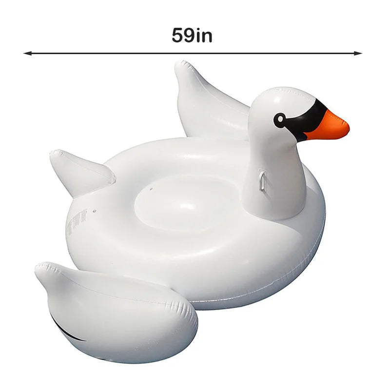 Bouée de natation gonflable licorne, matelas flottant, flotteur d'eau, lit de mer, fauteuil inclinable pour adultes et enfants, jouets de fête à la piscine