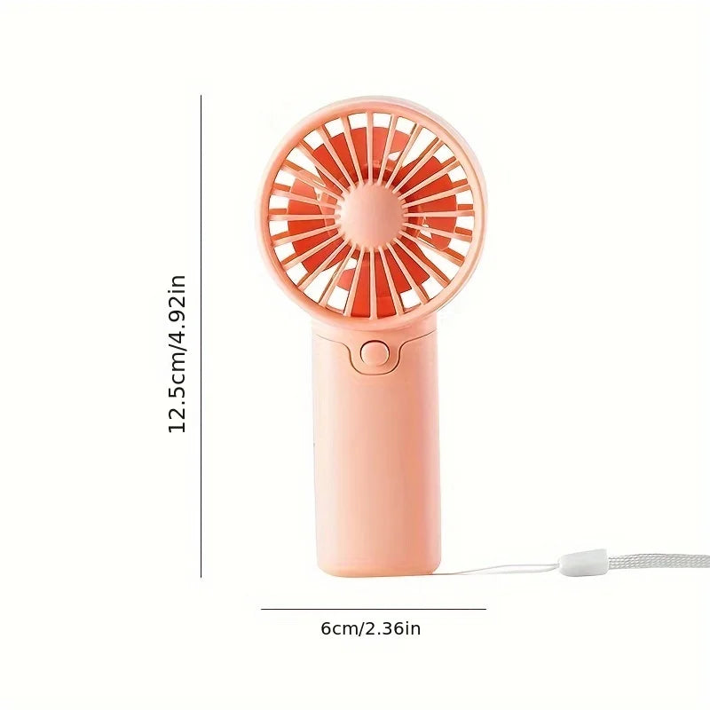 Ventilateur portable pratique et créatif, petit ventilateur de poche, léger, réglable et mignon, refroidisseur d'air