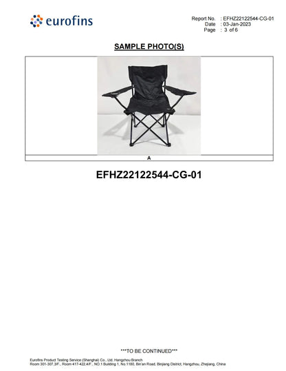 Chaise pliante d'extérieur en tissu Oxford 600D, idéale pour le camping, la pêche, la plage, le dessin, le camping, avec dossier et accoudoirs.