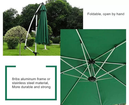 Parasol de jardin grand parasol de plage patio pique-nique à motifs patio extérieur avec base solaire à lumière LED vente en gros dropshipping