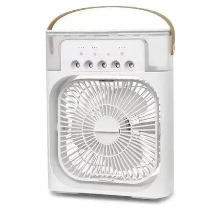 Nouveau ventilateur 3 en 1, climatiseur domestique, petit refroidisseur d'air, veilleuse LED, humidificateur portable, réglage de l'air, ventilateur de bureau et de maison
