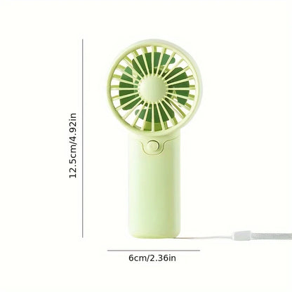 Ventilateur portable pratique et créatif, petit ventilateur de poche, léger, réglable et mignon, refroidisseur d'air