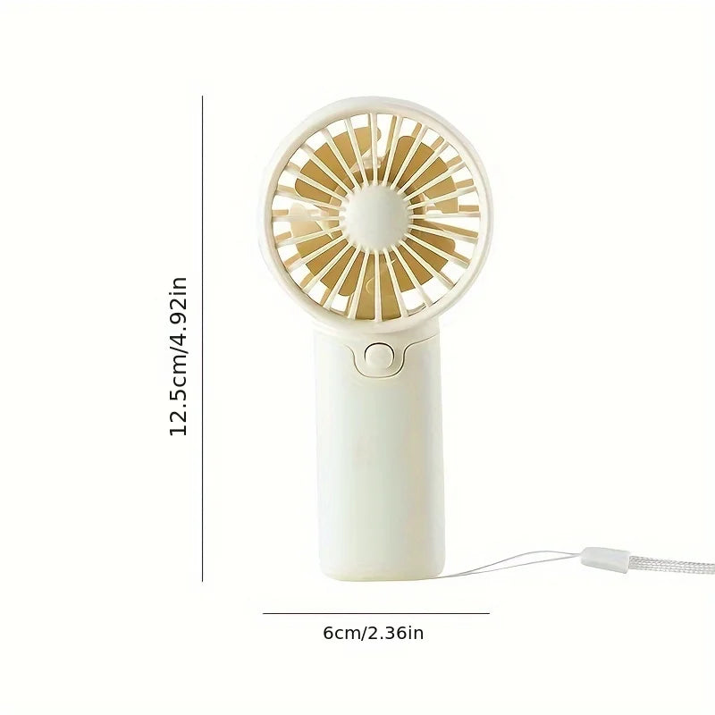 Ventilateur portable pratique et créatif, petit ventilateur de poche, léger, réglable et mignon, refroidisseur d'air