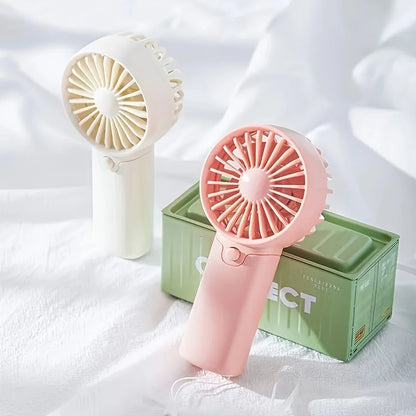 Ventilateur portable pratique et créatif, petit ventilateur de poche, léger, réglable et mignon, refroidisseur d'air