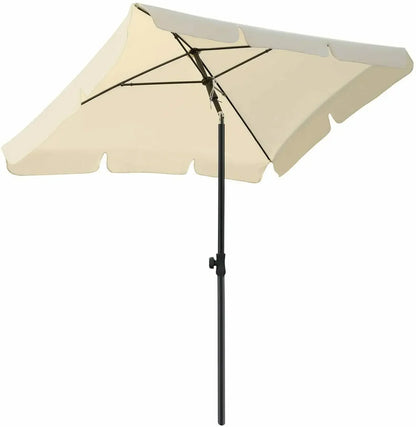 Parasol rectangulaire pliable, protection UV, pour terrasse, maison, marché, extérieur, imperméable .