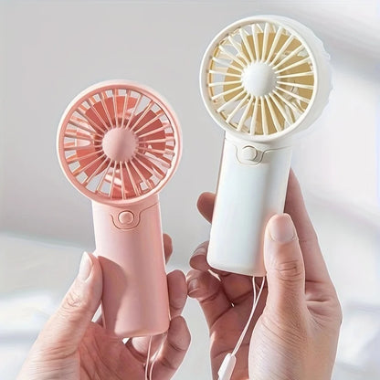Ventilateur portable pratique et créatif, petit ventilateur de poche, léger, réglable et mignon, refroidisseur d'air