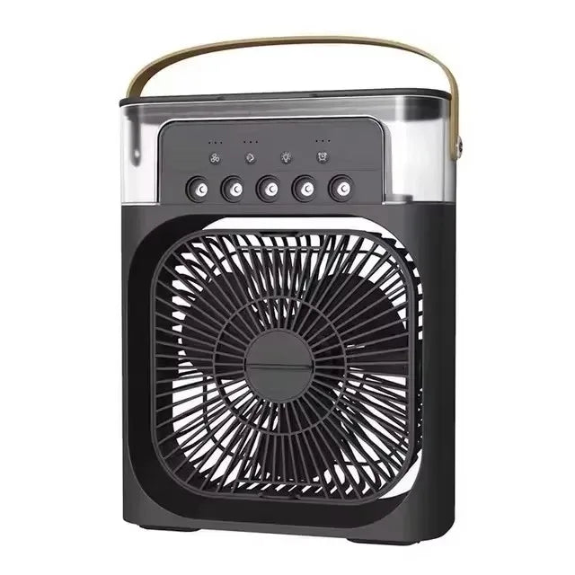 Nouveau ventilateur 3 en 1, climatiseur domestique, petit refroidisseur d'air, veilleuse LED, humidificateur portable, réglage de l'air, ventilateur de bureau et de maison