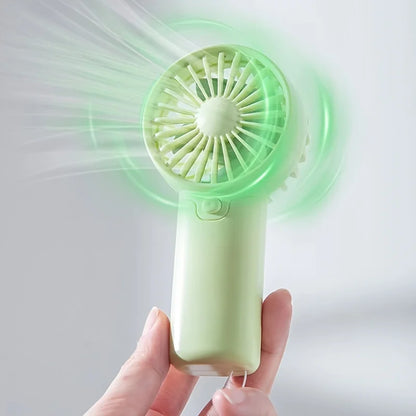Ventilateur portable pratique et créatif, petit ventilateur de poche, léger, réglable et mignon, refroidisseur d'air