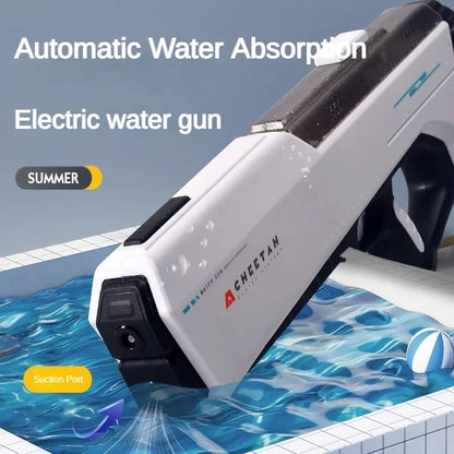 Pistolet à eau électrique haute pression pour enfants, jouet pour l'été, jeux de combat en piscine, jouets d'eau pour enfants, cadeau