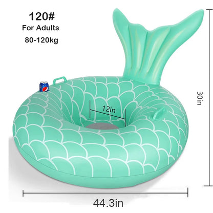 Bouée de natation gonflable licorne, matelas flottant, flotteur d'eau, lit de mer, fauteuil inclinable pour adultes et enfants, jouets de fête à la piscine