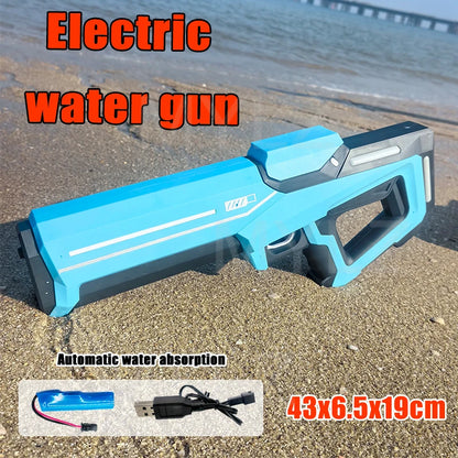 Pistolet à eau électrique haute pression pour enfants, jouet pour l'été, jeux de combat en piscine, jouets d'eau pour enfants, cadeau