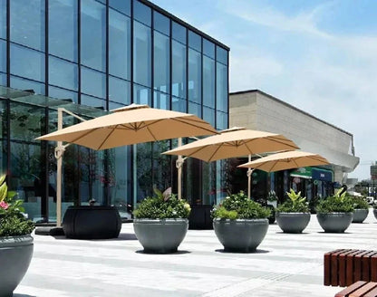 Parasol de jardin grand parasol de plage patio pique-nique à motifs patio extérieur avec base solaire à lumière LED vente en gros dropshipping